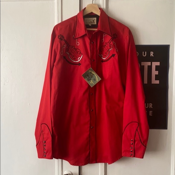 Roper Other - Roper men’s red cowboy shirt. NWT! Size L